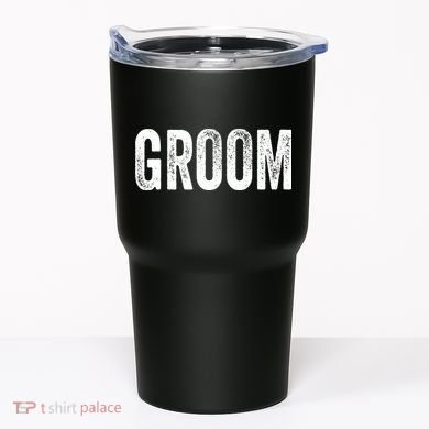 Matching Getting Ready Bride & Groom Wedding Groom Tumbler