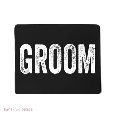 Matching Getting Ready Bride & Groom Wedding Groom Mousepad