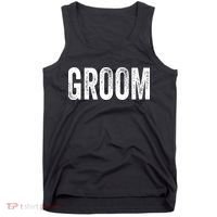 Matching Getting Ready Bride & Groom Wedding Groom Tank Top thumb 0