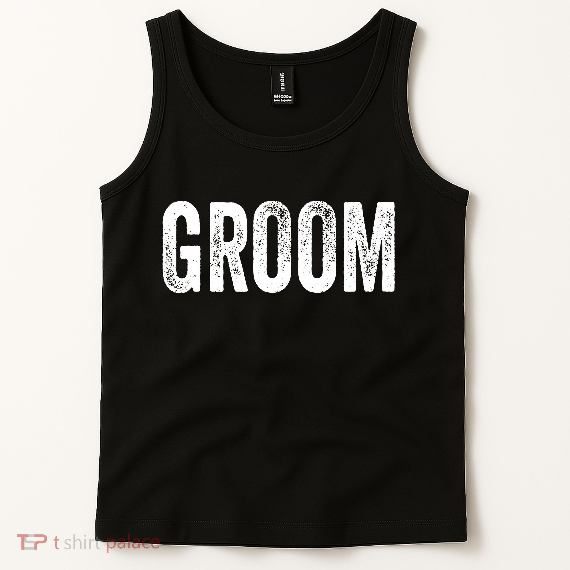 Matching Getting Ready Bride & Groom Wedding Groom Tank Top