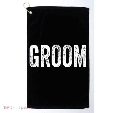 Matching Getting Ready Bride & Groom Wedding Groom Golf Towel