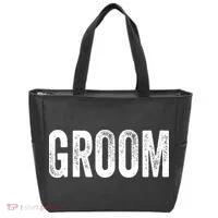 Matching Getting Ready Bride & Groom Wedding Groom Tote Bag thumb 0