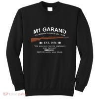 M1 Garand Rifle Gun Wwii Watch Your Thumb Est 1936 Graphic Sweatshirt thumb 0