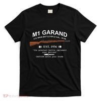 M1 Garand Rifle Gun Wwii Watch Your Thumb Est 1936 Graphic T-Shirt thumb 0