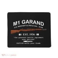 M1 Garand Rifle Gun Wwii Watch Your Thumb Est 1936 Graphic Mousepad thumb 0