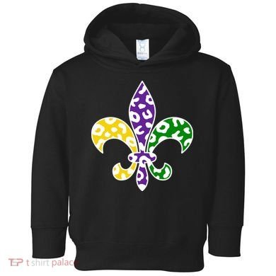 Mardi Gras Royalty Festival Toddler Hoodie