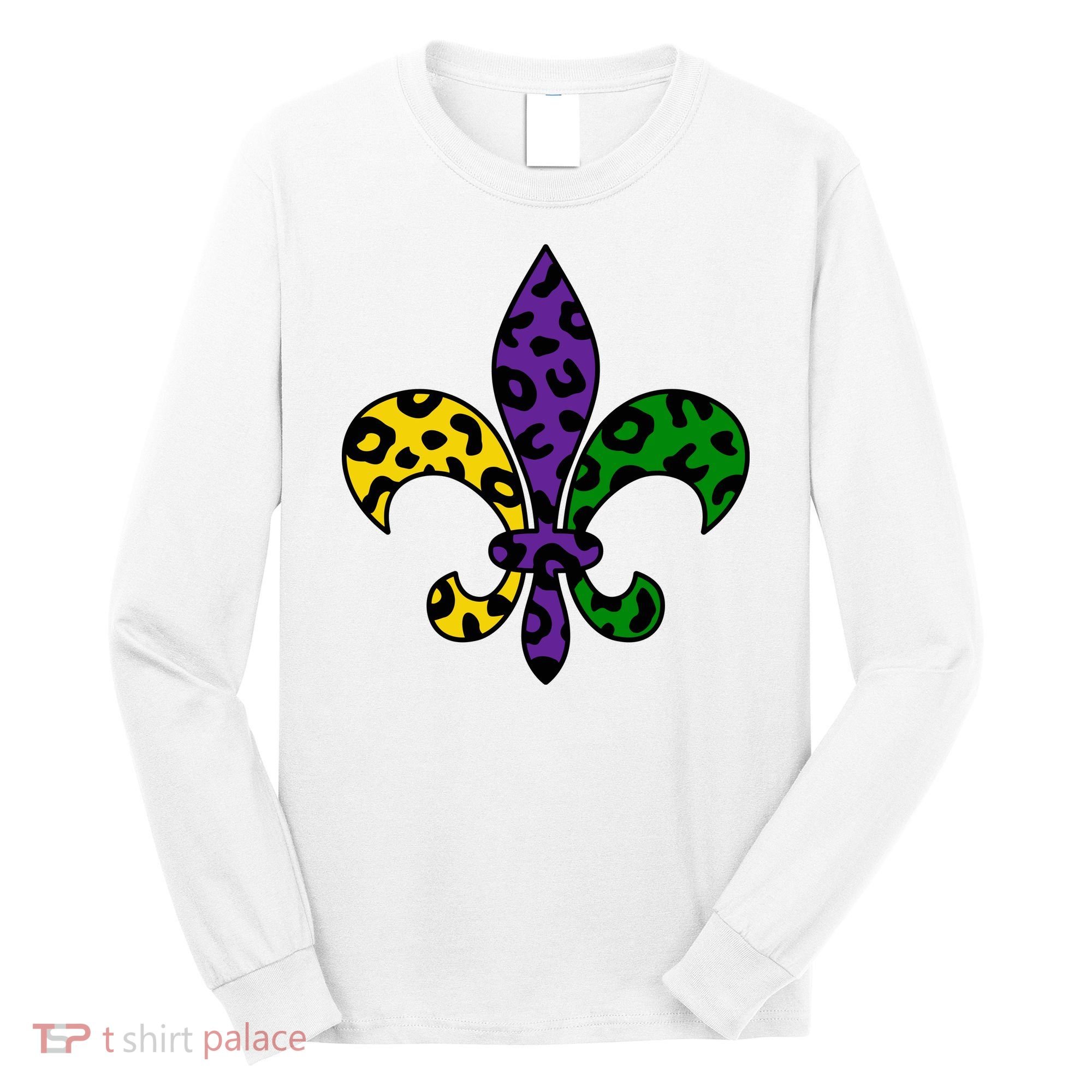 Mardi Gras Royalty Festival Long Sleeve Shirt