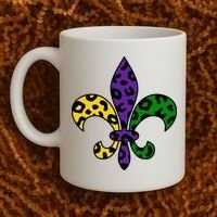 Mardi Gras Royalty Festival Coffee Mug thumb 2
