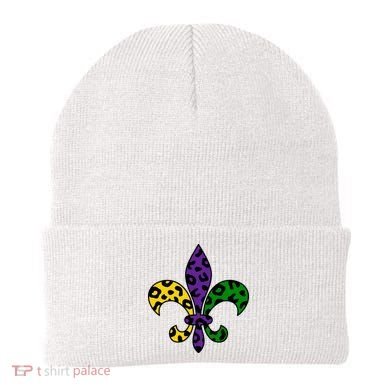 Mardi Gras Royalty Festival Beanie