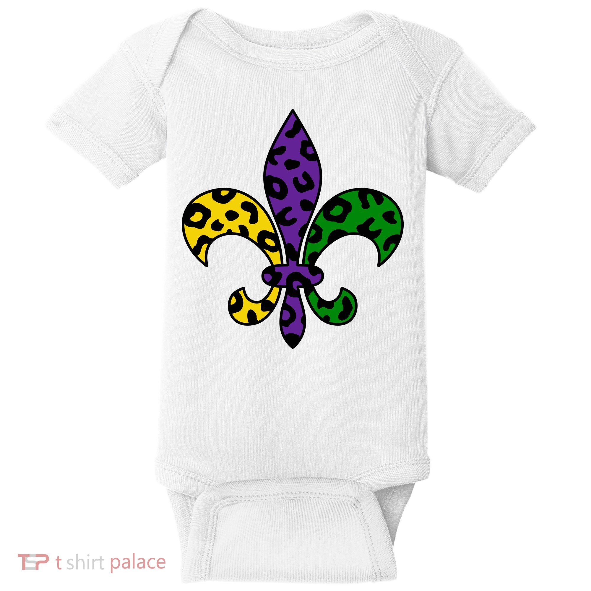 Mardi Gras Royalty Festival Baby Bodysuit