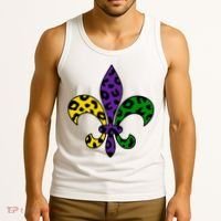 Mardi Gras Royalty Festival Tank Top thumb 3