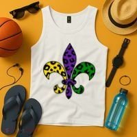 Mardi Gras Royalty Festival Tank Top thumb 4