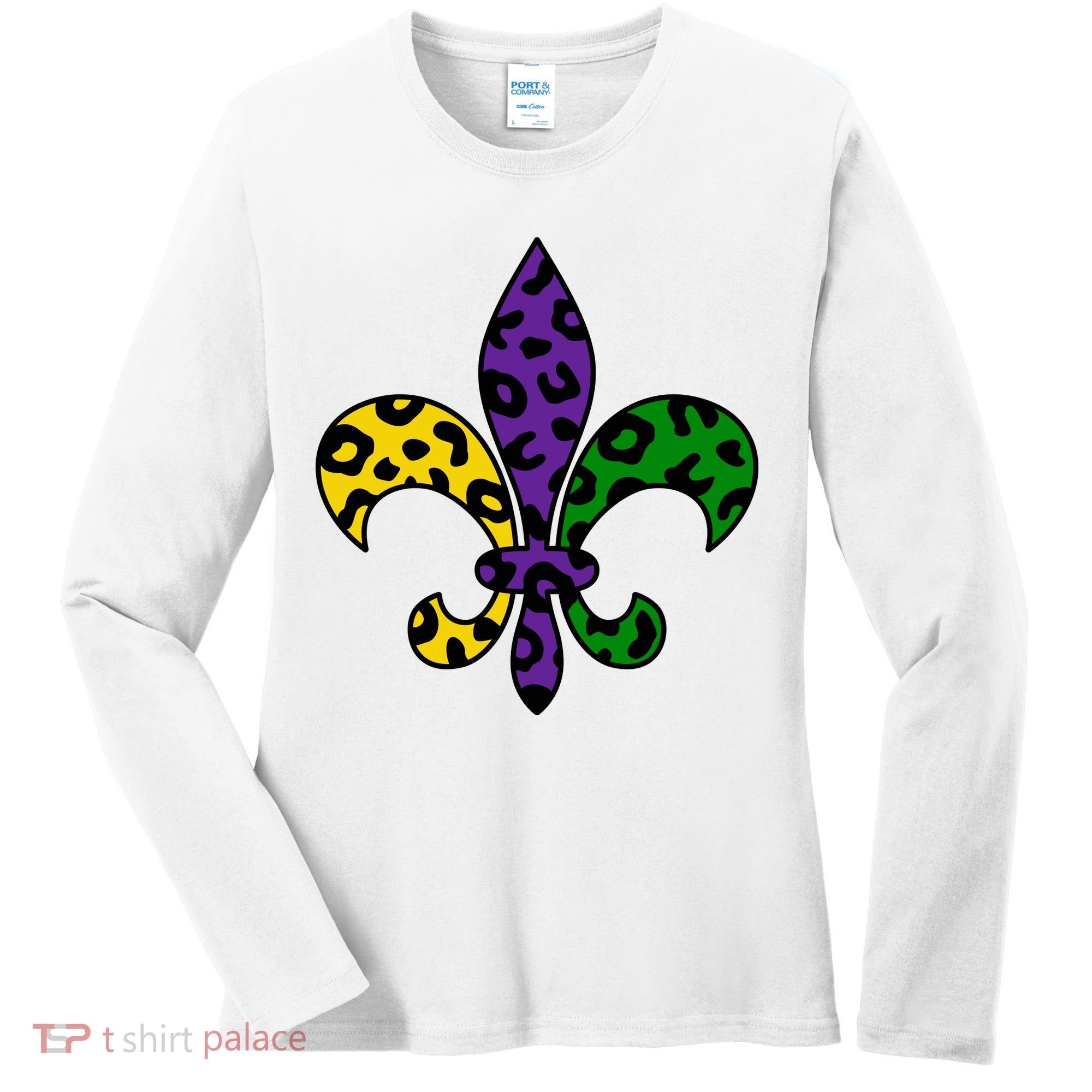 Mardi Gras Royalty Festival Women's Long Sleeve Shirt