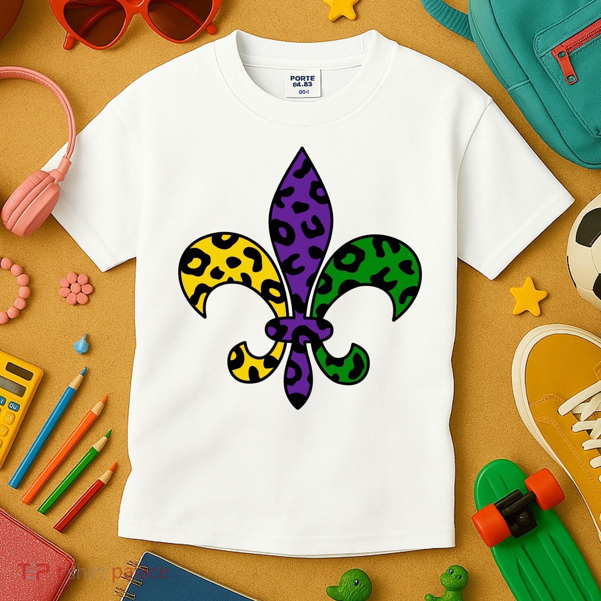 Mardi Gras Royalty Festival Kids T-Shirt