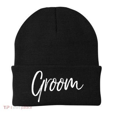 Matching Getting Ready Bride And Groom Wedding Funny Gift Groom Gift Beanie