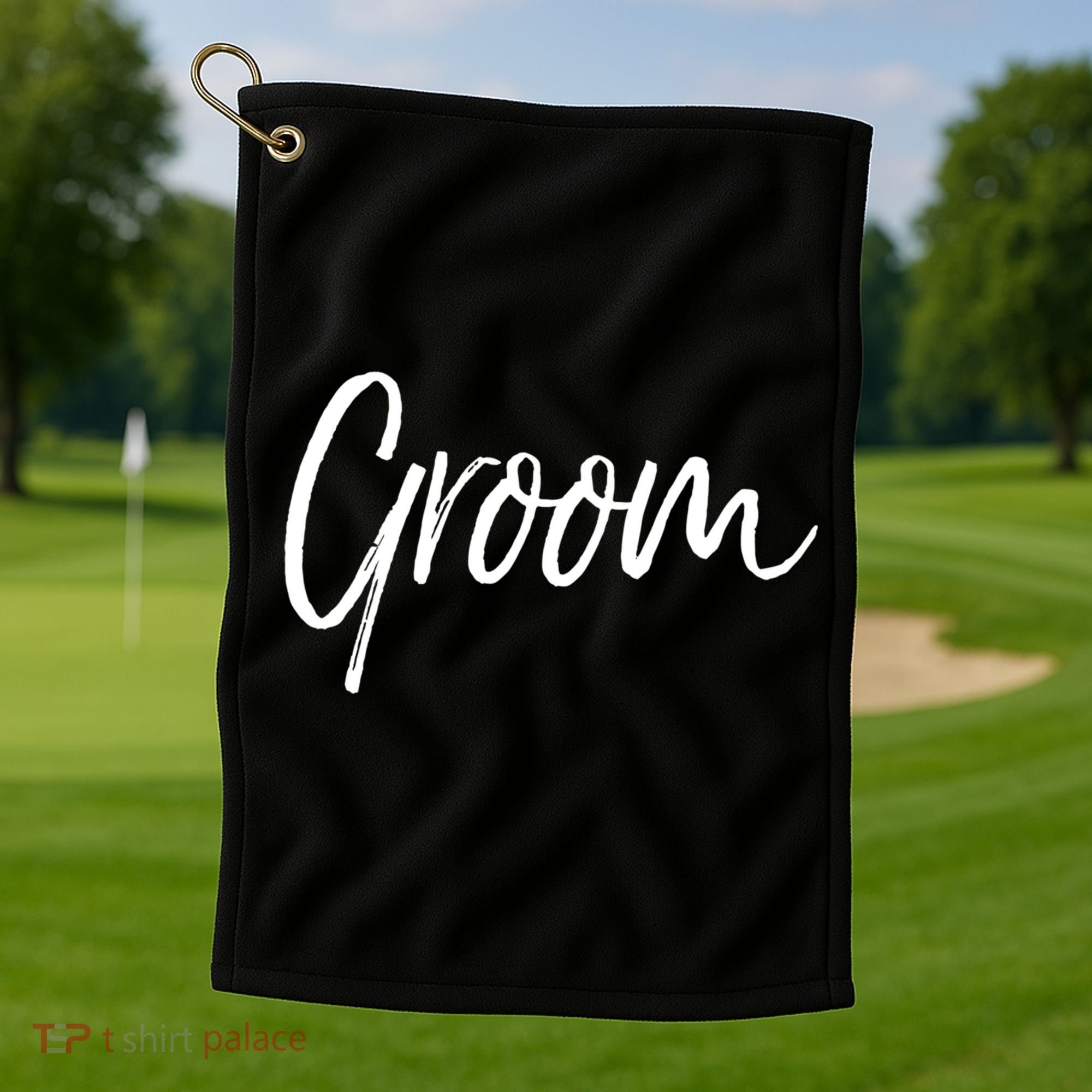 Matching Getting Ready Bride And Groom Wedding Funny Gift Groom Gift Golf Towel
