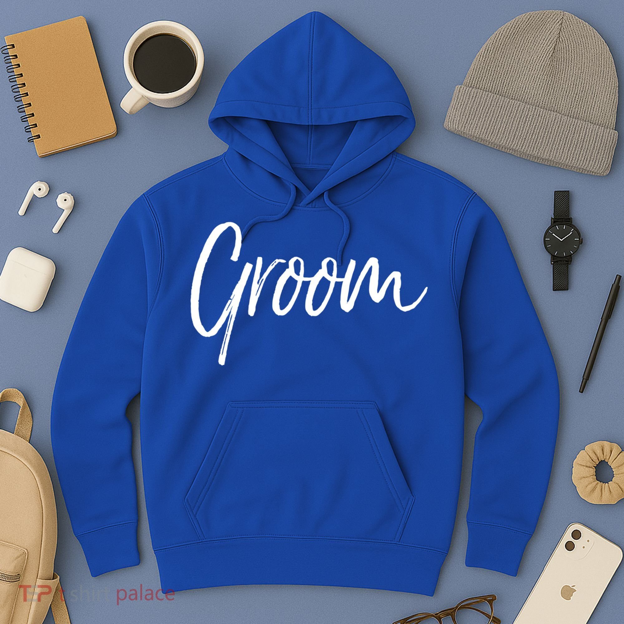 Matching Getting Ready Bride And Groom Wedding Funny Gift Groom Gift Hoodie