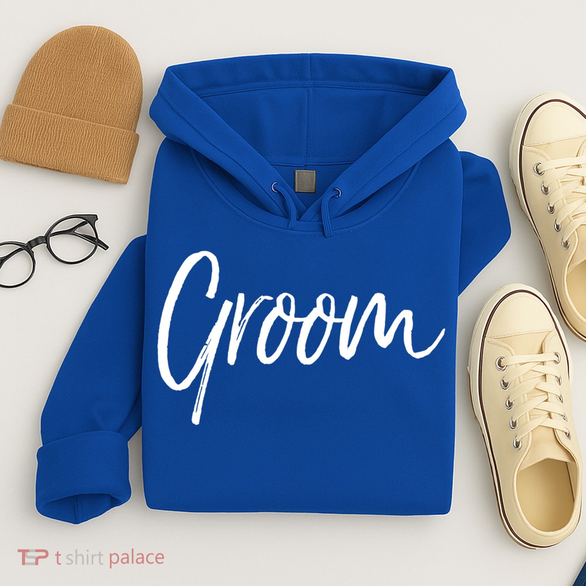 Matching Getting Ready Bride And Groom Wedding Funny Gift Groom Gift Hoodie