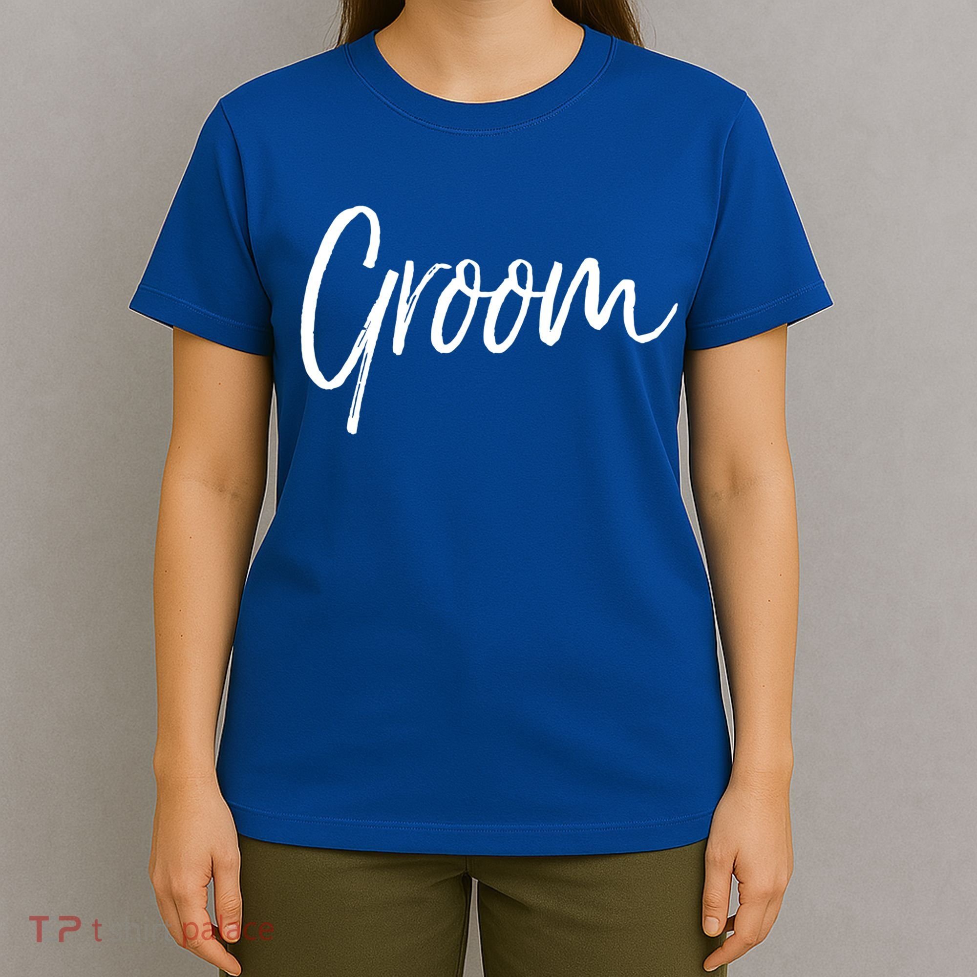Matching Getting Ready Bride And Groom Wedding Funny Gift Groom Gift T-Shirt