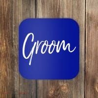 Matching Getting Ready Bride And Groom Wedding Funny Gift Groom Gift Coaster thumb 0