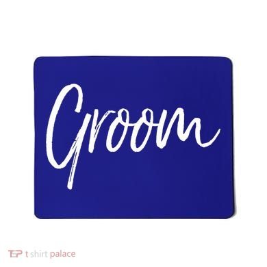 Matching Getting Ready Bride And Groom Wedding Funny Gift Groom Gift Mousepad
