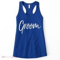 Matching Getting Ready Bride And Groom Wedding Funny Gift Groom Gift Women's Tank Top thumb 0
