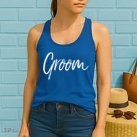 Matching Getting Ready Bride And Groom Wedding Funny Gift Groom Gift Women's Tank Top thumb 2