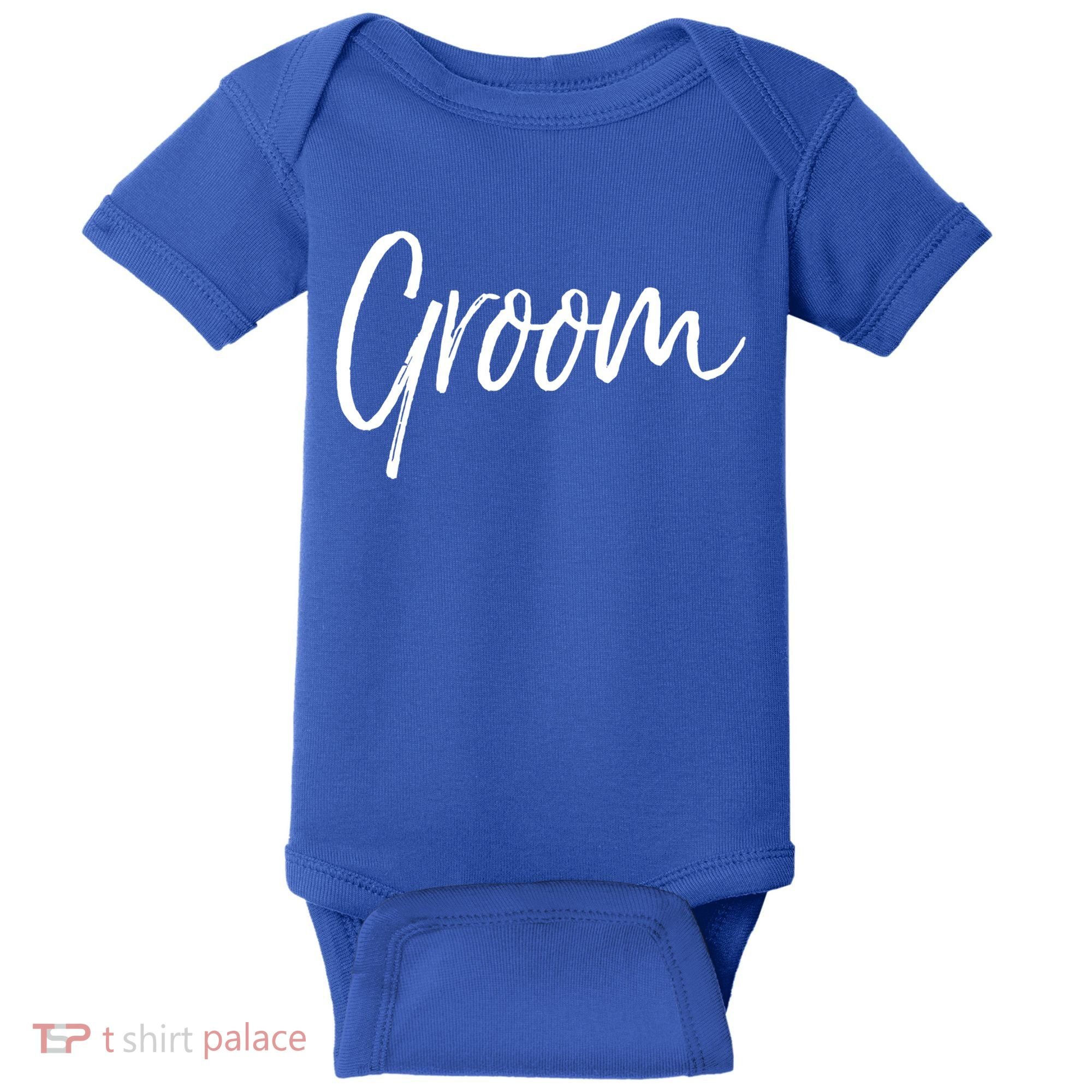 Matching Getting Ready Bride And Groom Wedding Funny Gift Groom Gift Baby Bodysuit