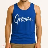 Matching Getting Ready Bride And Groom Wedding Funny Gift Groom Gift Tank Top thumb 3