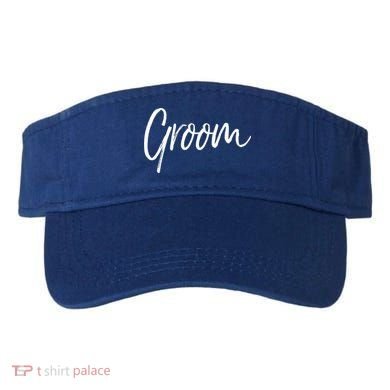 Matching Getting Ready Bride And Groom Wedding Funny Gift Groom Gift Visor
