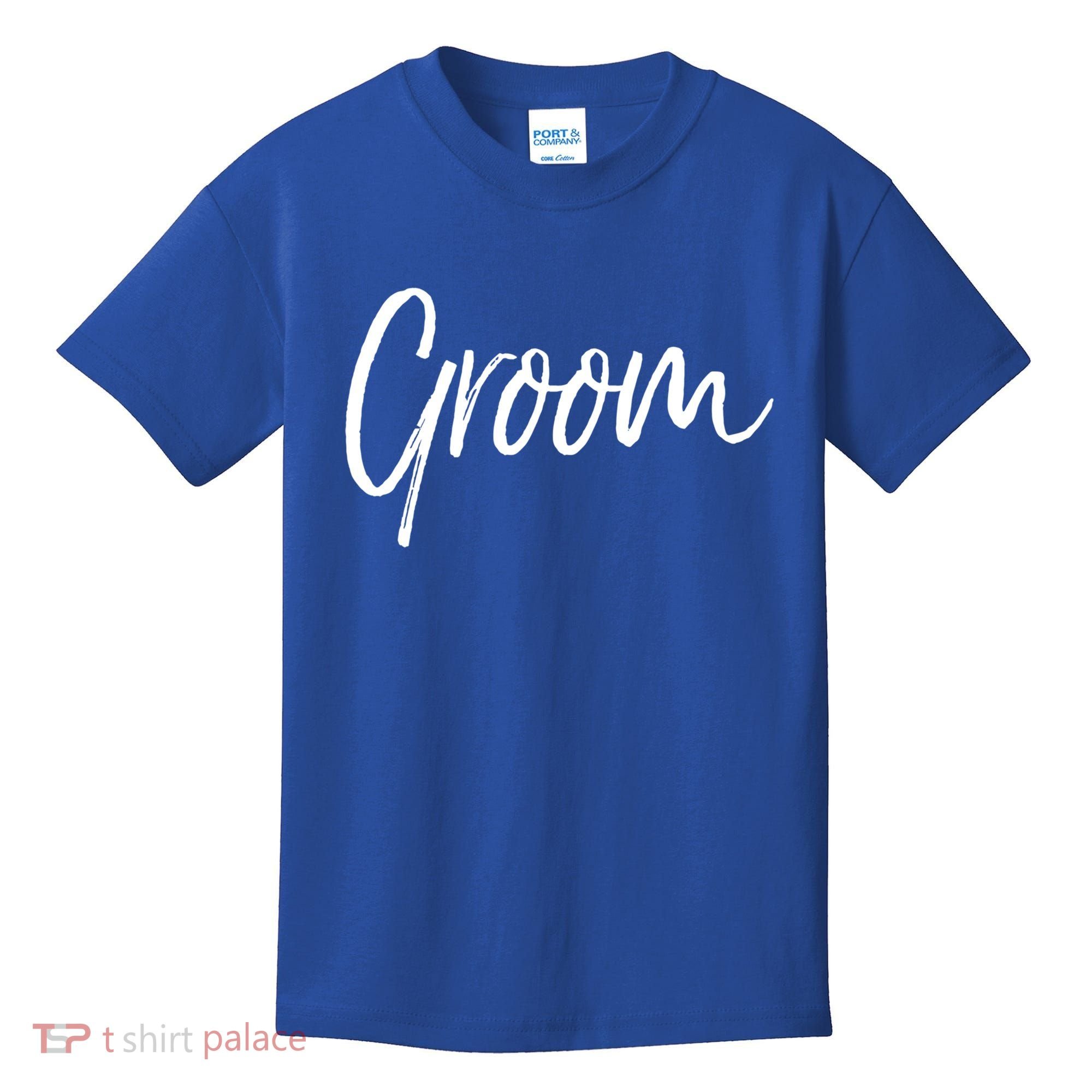 Matching Getting Ready Bride And Groom Wedding Funny Gift Groom Gift Kids T-Shirt