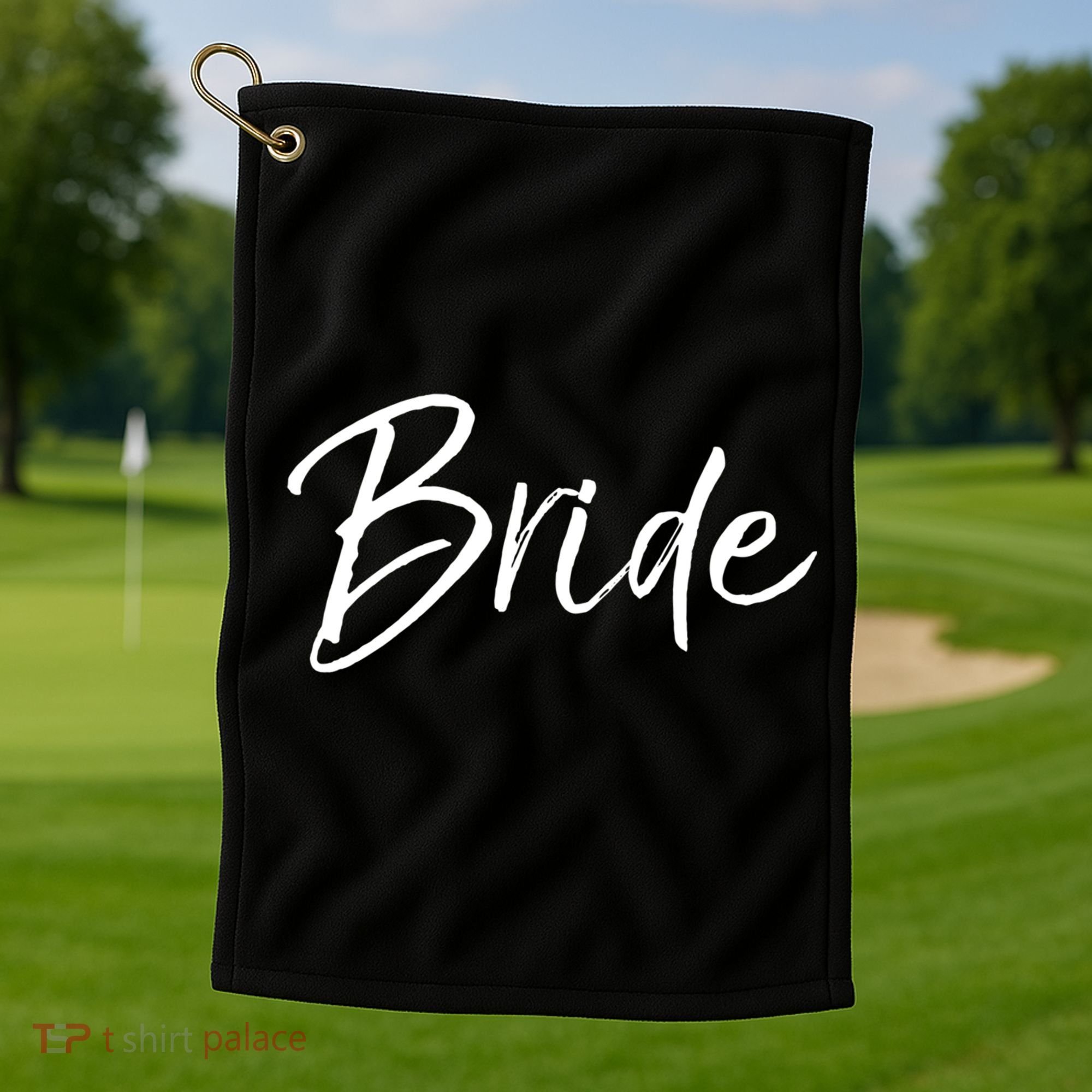 Matching Getting Ready Bride And Groom Wedding Funny Gift Bride Gift Golf Towel