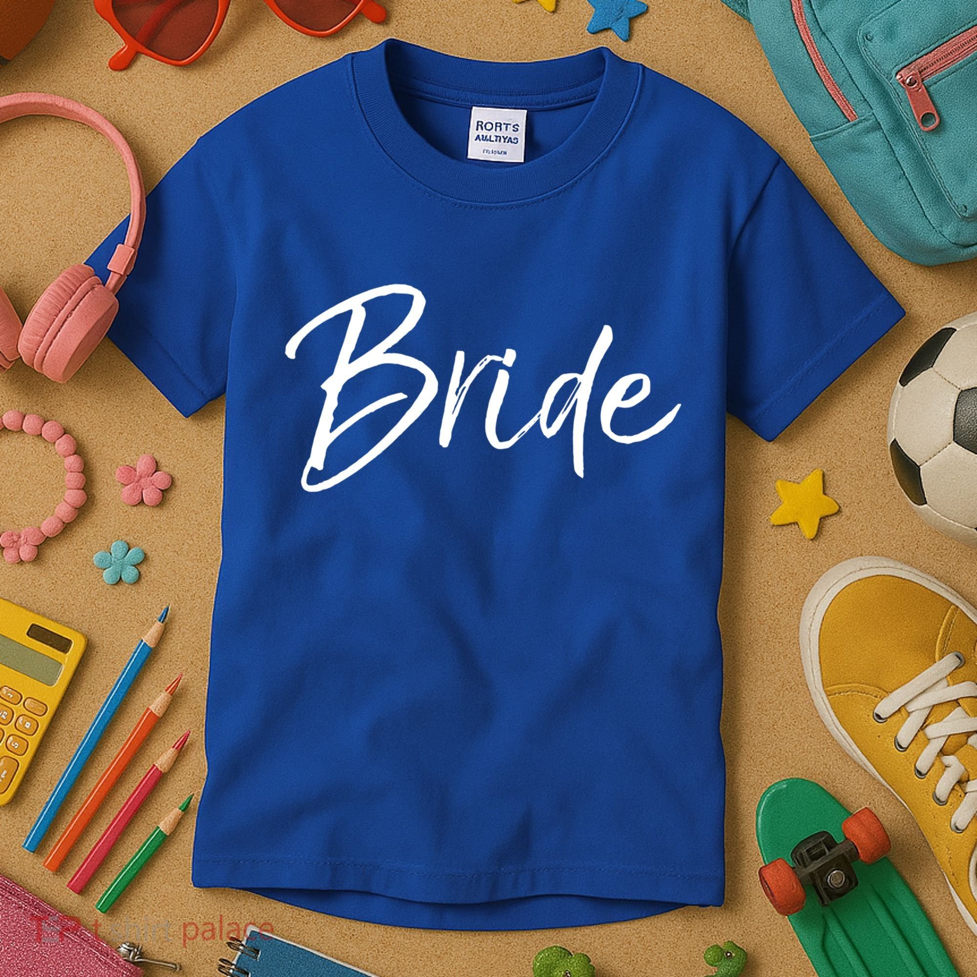 Matching Getting Ready Bride And Groom Wedding Funny Gift Bride Gift Kids T-Shirt