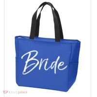 Matching Getting Ready Bride And Groom Wedding Funny Gift Bride Gift Tote Bag thumb 3
