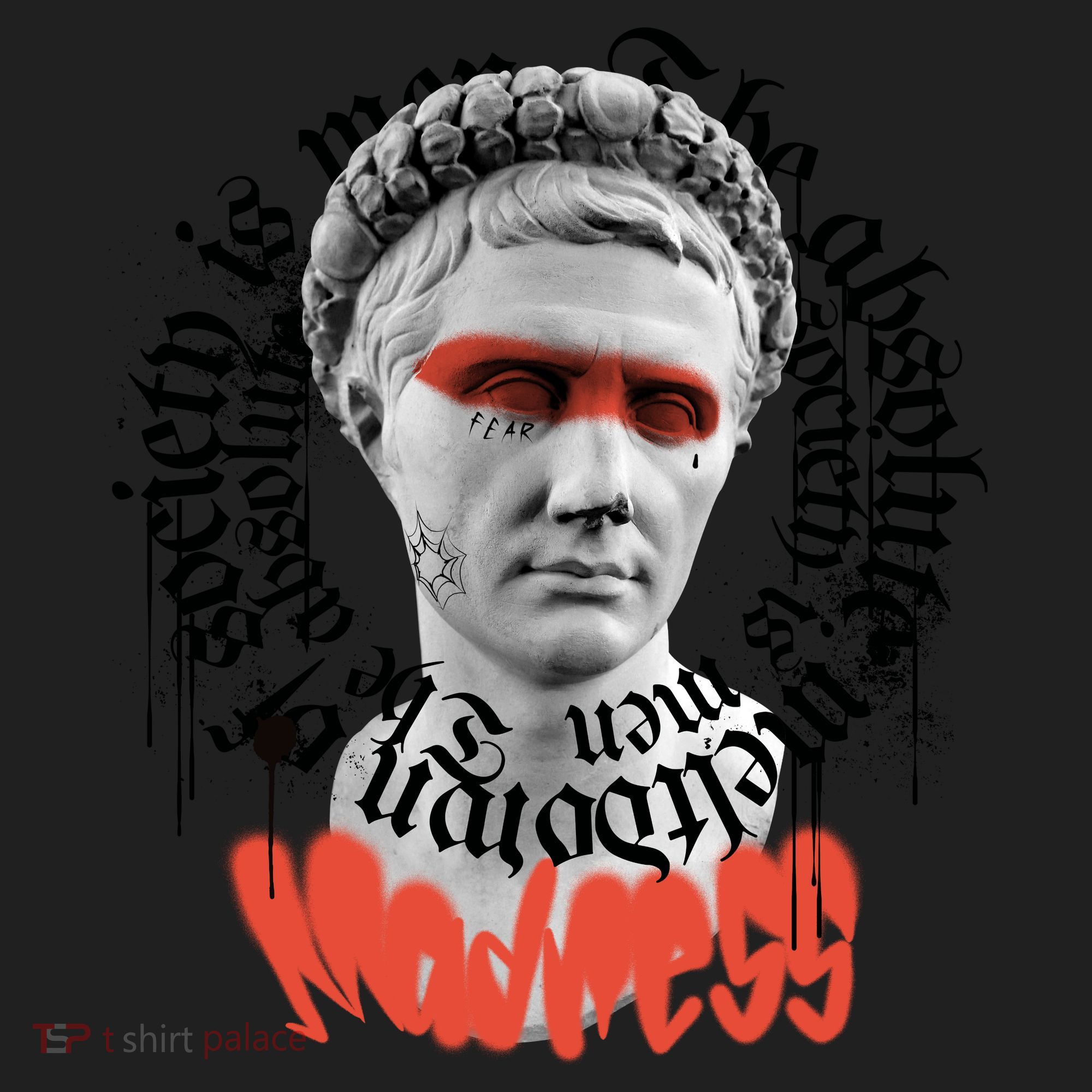 Madness Graffiti Statue Women's Sweatshirt