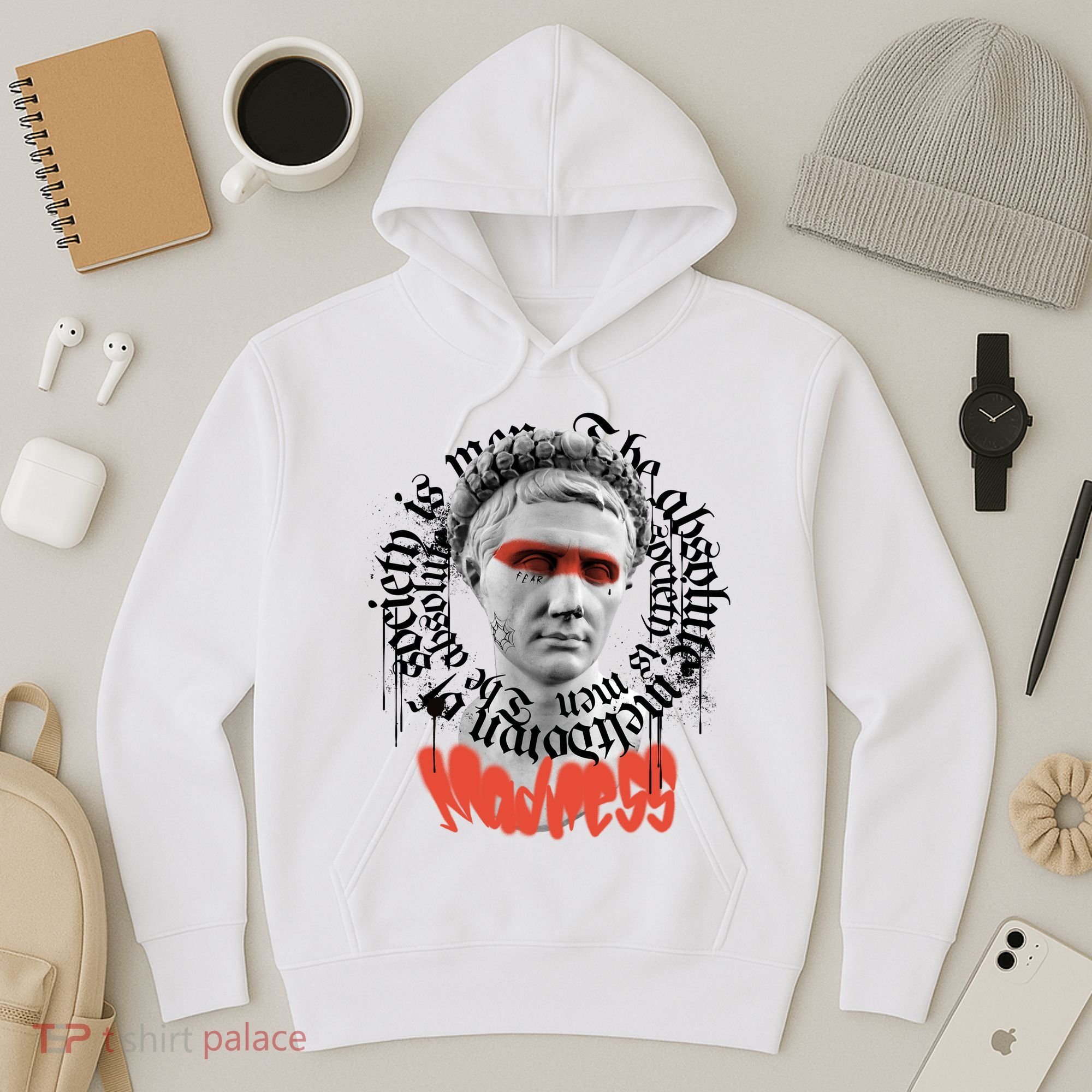 Madness Graffiti Statue Hoodie