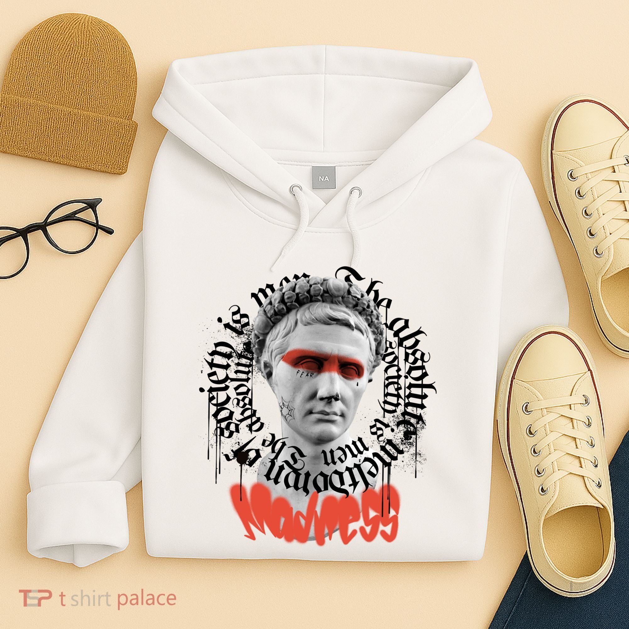 Madness Graffiti Statue Hoodie