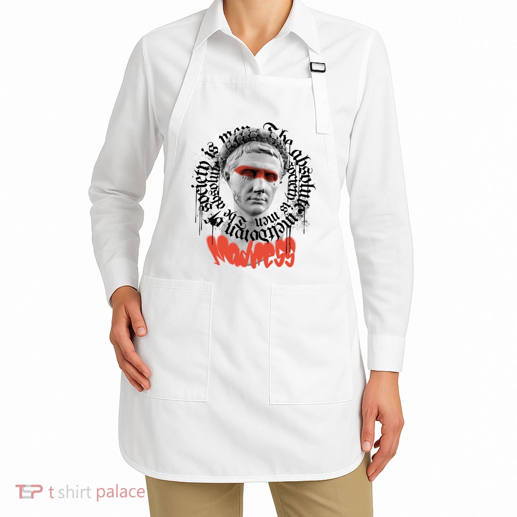 Madness Graffiti Statue Apron
