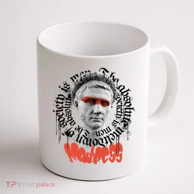 Madness Graffiti Statue Coffee Mug back
