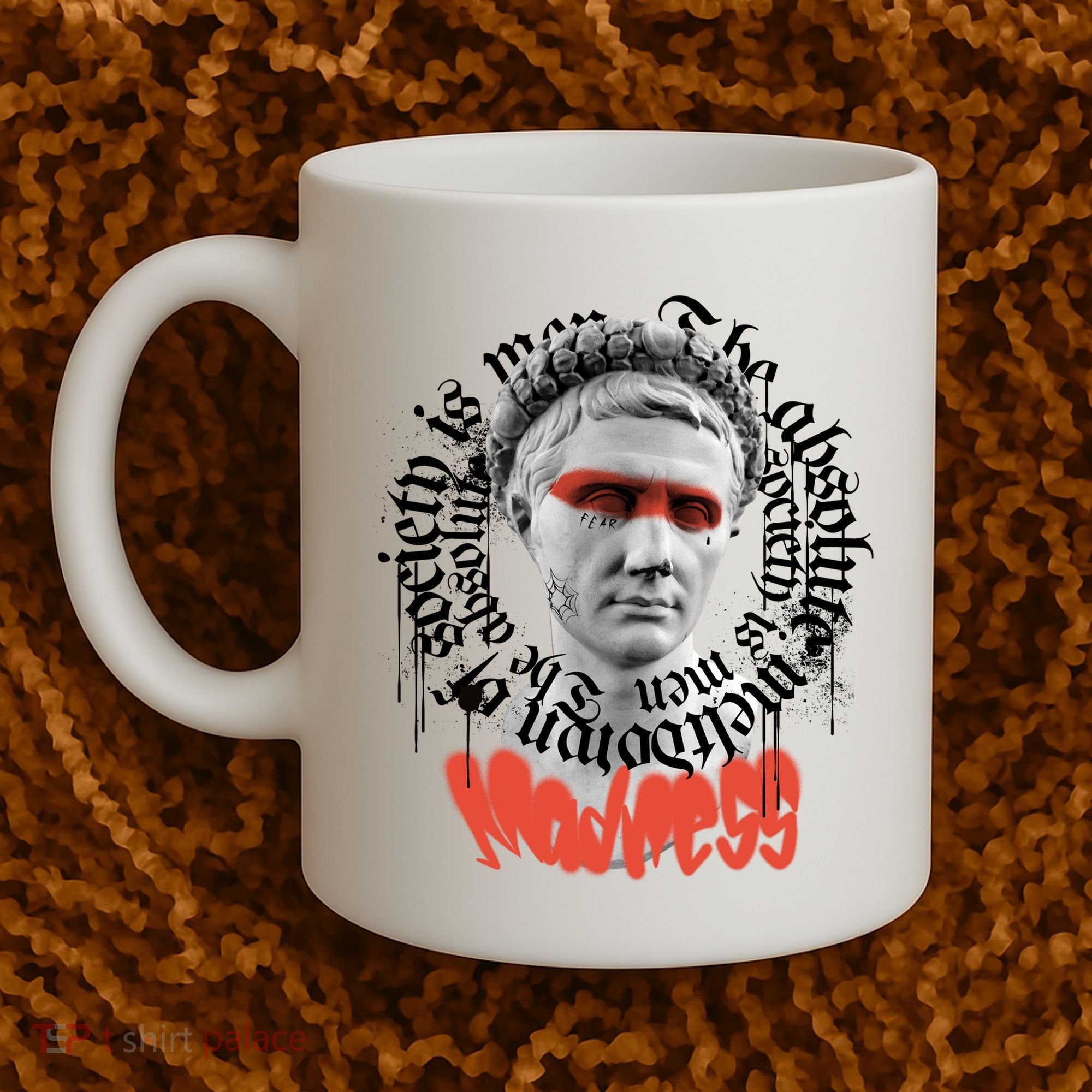 Madness Graffiti Statue Coffee Mug