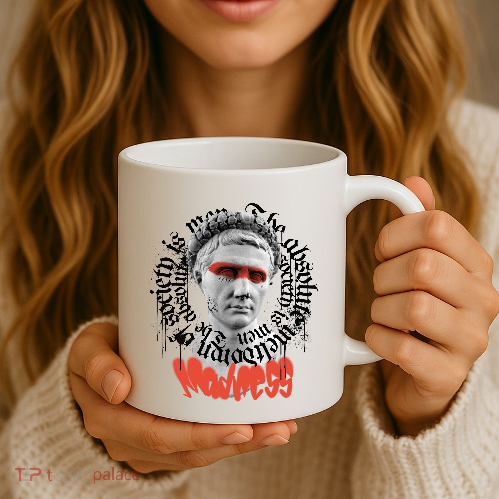 Madness Graffiti Statue Coffee Mug