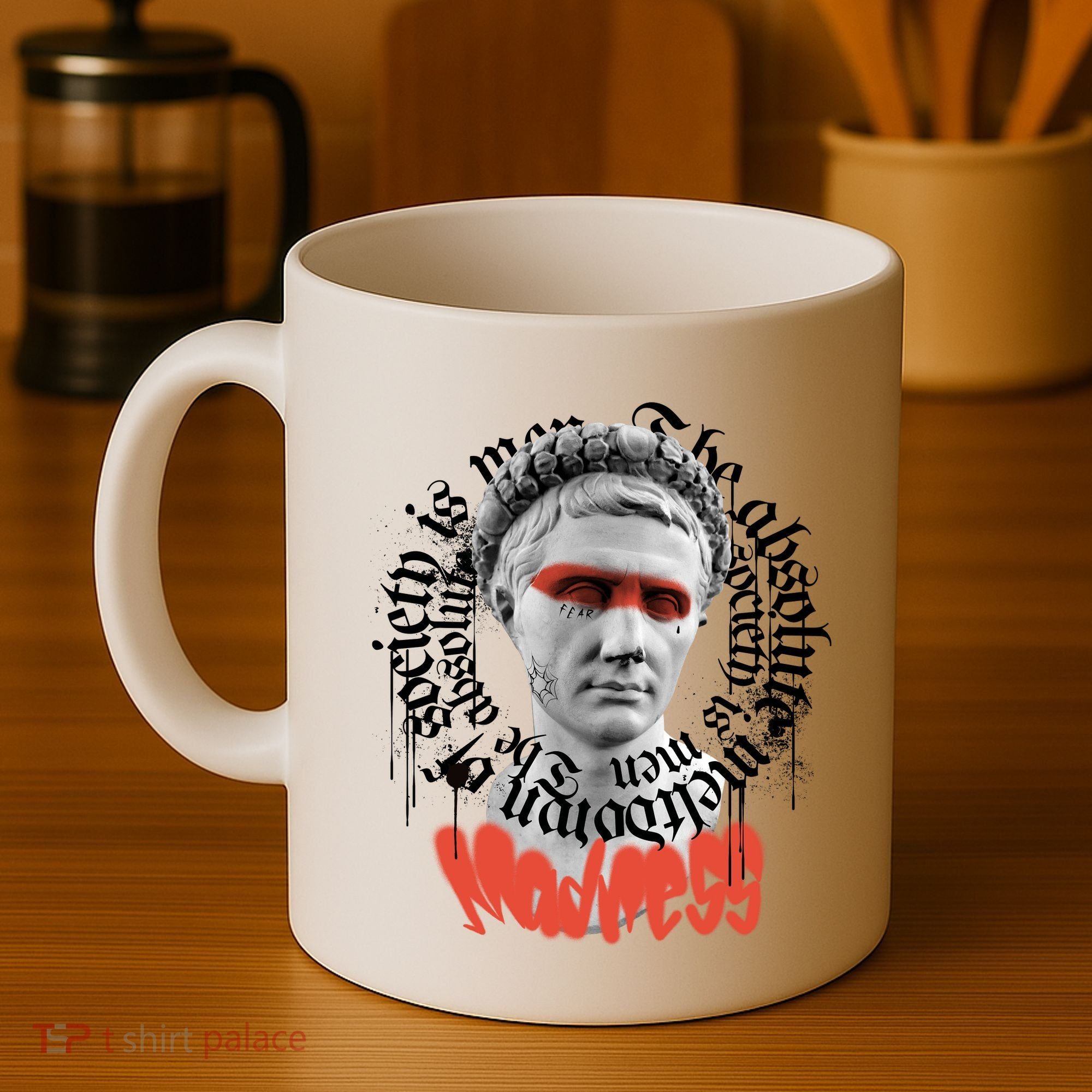 Madness Graffiti Statue Coffee Mug