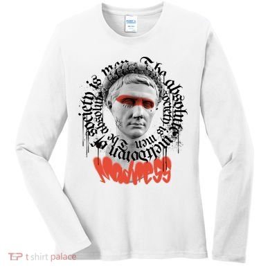 Madness Graffiti Statue Women's Long Sleeve Shirt