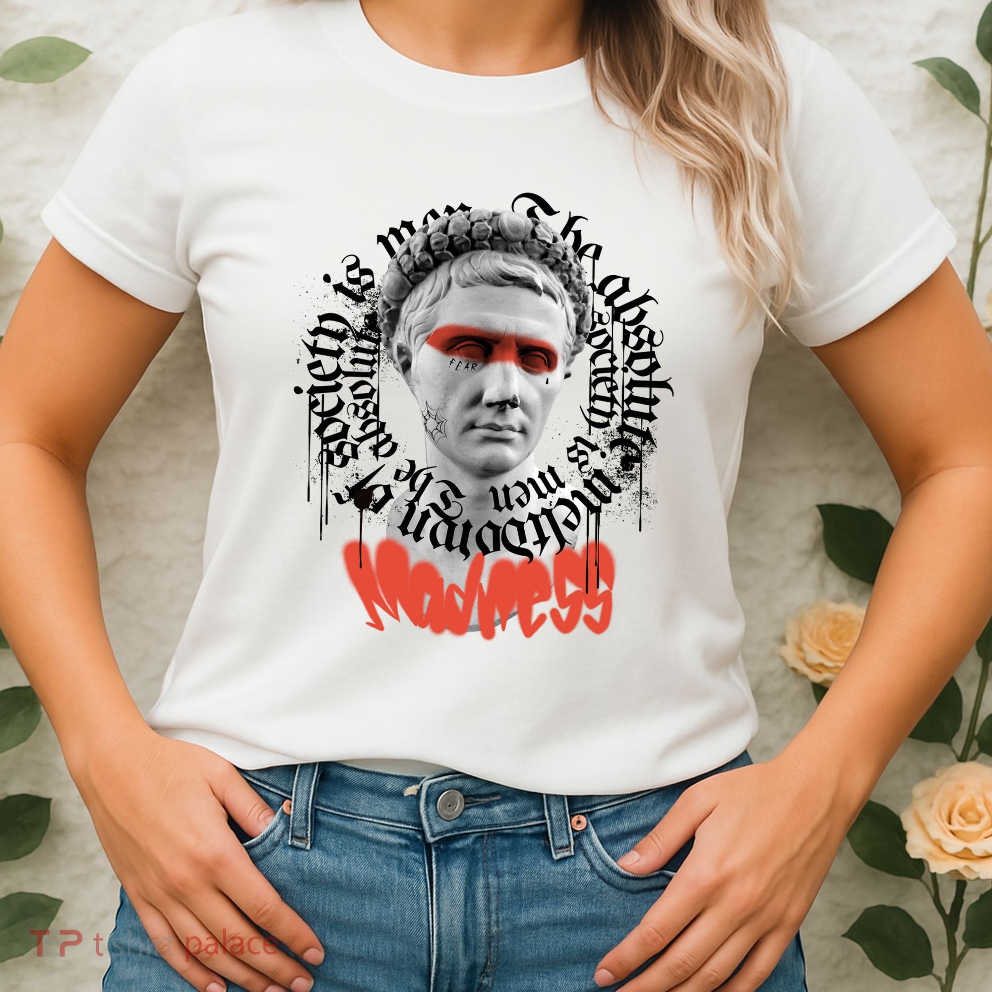 Madness Graffiti Statue Women's T-Shirt