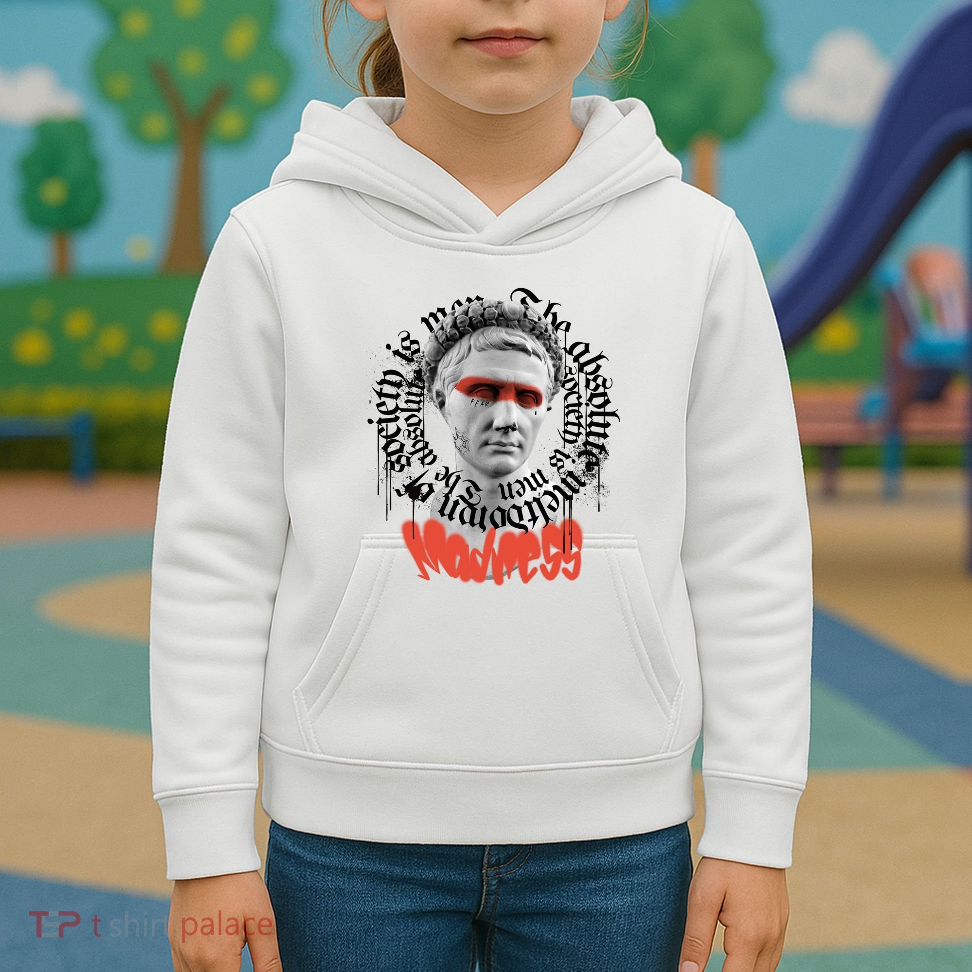 Madness Graffiti Statue Kids Hoodie