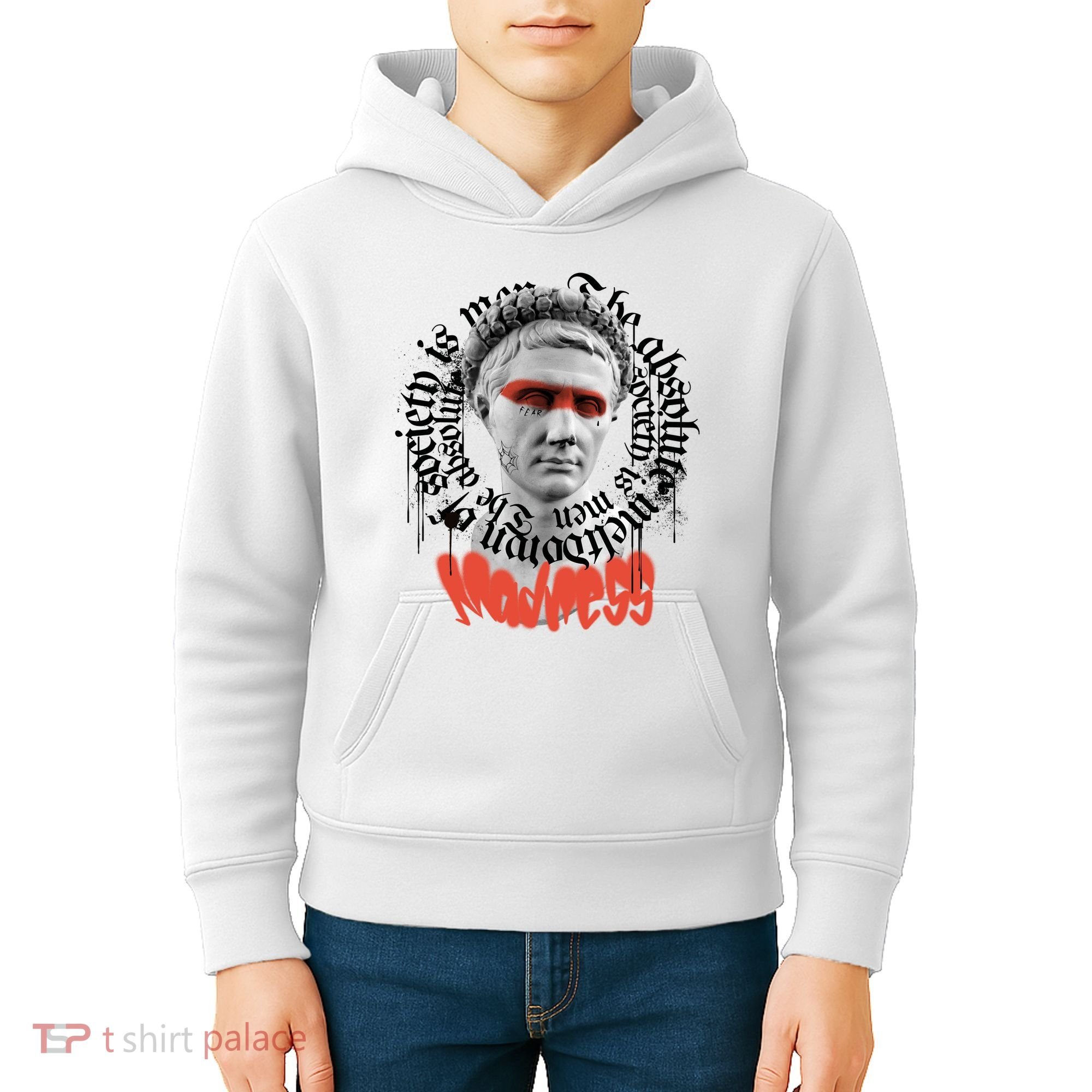 Madness Graffiti Statue Kids Hoodie