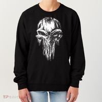Military Grunge Skull Women's Sweatshirt thumb 0