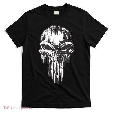 Military Grunge Skull T-Shirt