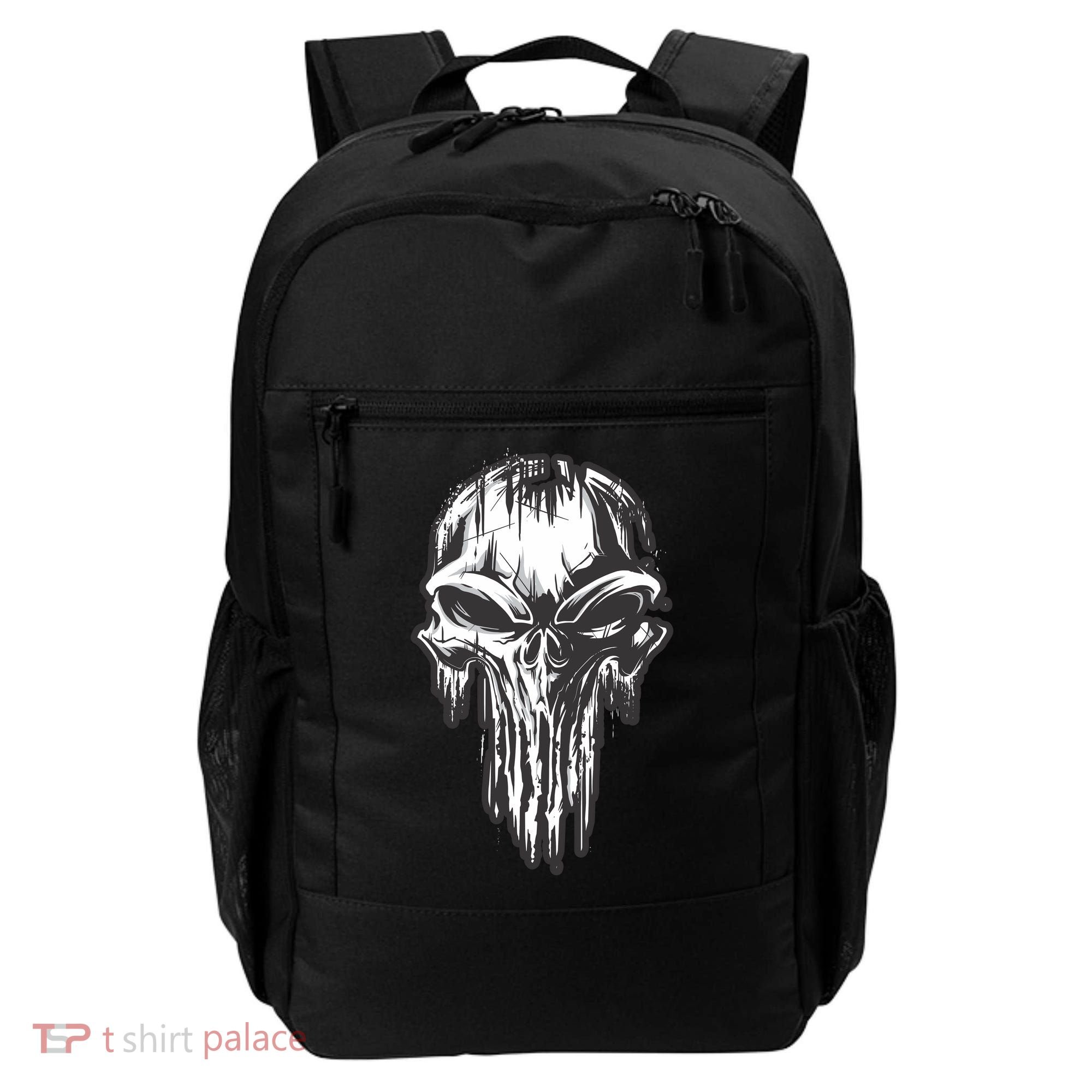 Military Grunge Skull Backpack