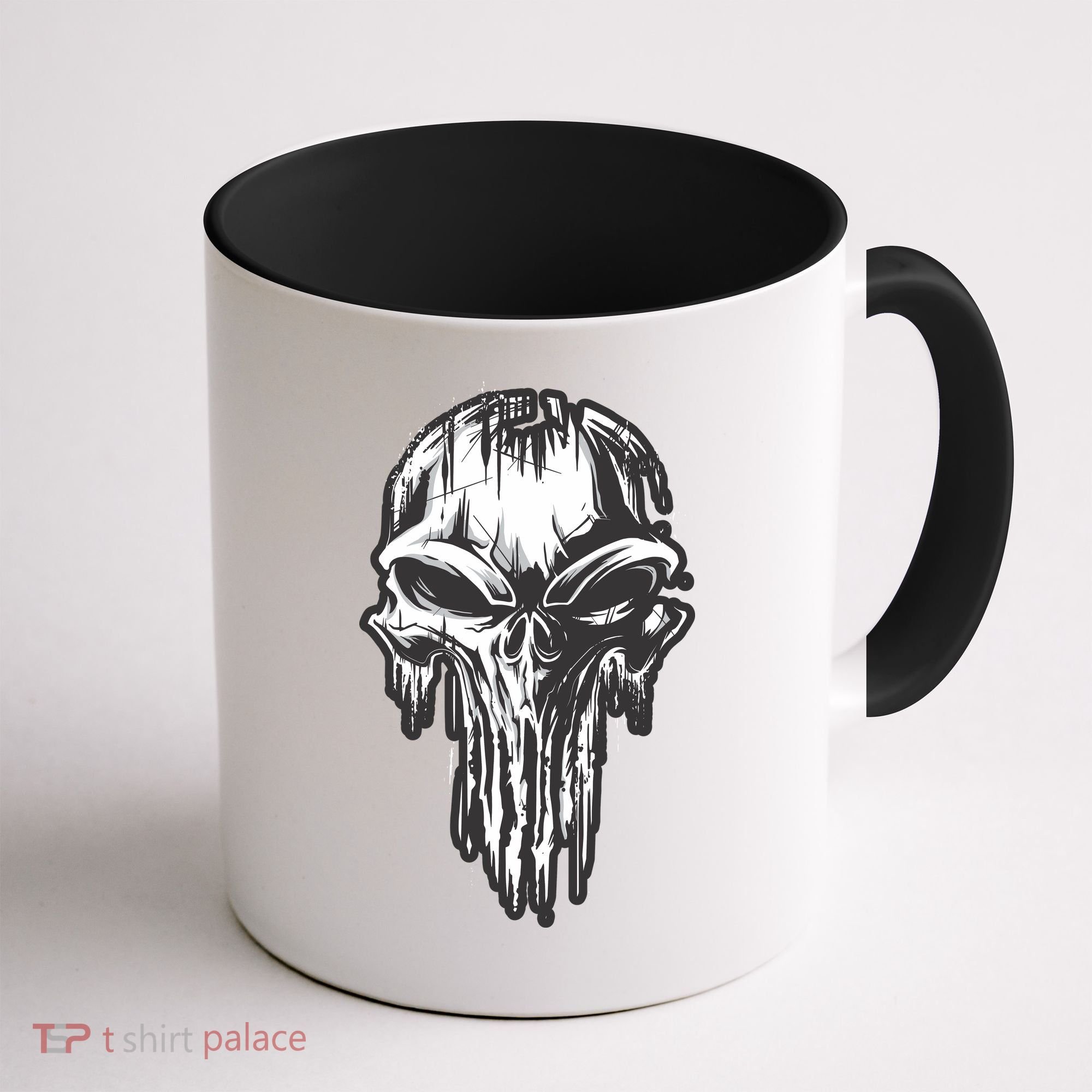 Military Grunge Skull Coffee Mug